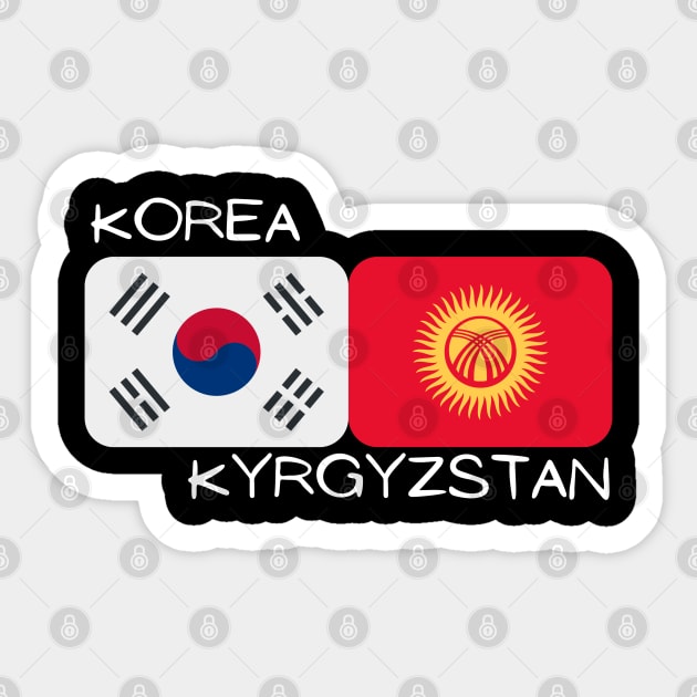 Korean Kyrgyz - Korea, Kyrgyzstan Sticker by The Korean Rage